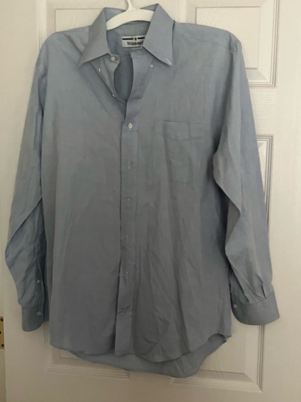 Vintage 80/90sWoodward Dayton Single Needle Tailoring Blue Oxford Shirt 15.5/34